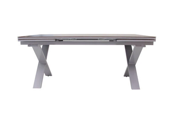 KETTLER BasicPlus Esstischgarnitur, Silber / Anthrazit, Alu / HPL / Textil, Tisch 180/280x100cm, 10 Multipositionssessel 12 KETTLER BasicPlus Esstischgarnitur, Silber / Anthrazit, Alu / HPL / Textil, Tisch 180/280x100cm, 10 Multipositionssessel – Bild 10