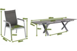 KETTLER BasicPlus Esstischgarnitur, Silber / Anthrazit, Alu / HPL / Textil, Tisch 180/280x100cm, 8 Stapelsessel 18 KETTLER BasicPlus Esstischgarnitur, Silber / Anthrazit, Alu / HPL / Textil, Tisch 180/280x100cm, 8 Stapelsessel -Kettler Verkäufe 23044 5.jpg