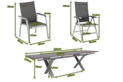 KETTLER BasicPlus Esstischgarnitur, Silber / Anthrazit, Alu / HPL / Textil, Tisch 180/280x100cm, 4 Stapelsessel, 2 Multipo 22 KETTLER BasicPlus Esstischgarnitur, Silber / Anthrazit, Alu / HPL / Textil, Tisch 180/280x100cm, 4 Stapelsessel, 2 Multipo -Kettler Verkäufe 23046 5.jpg