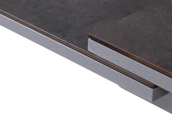 KETTLER Granada Esstischgarnitur, Silber / Anthrazit, Alu / HPL / Teak, Tisch 180/280x100cm, 8 Multipositionssessel 10 KETTLER Granada Esstischgarnitur, Silber / Anthrazit, Alu / HPL / Teak, Tisch 180/280x100cm, 8 Multipositionssessel – Bild 8