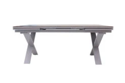 KETTLER Granada Esstischgarnitur, Silber / Anthrazit, Alu / HPL / Teak, Tisch 180/280x100cm, 6 Stapelsessel, 2 Multipo -Kettler Verkäufe 23056 11.jpg