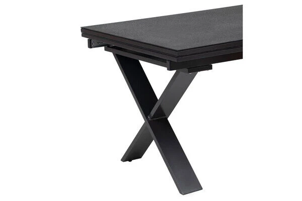 KETTLER BasicPlus Esstischgarnitur, Anthrazit, Alu / Spraystone / Textil, Tisch 180/280x100cm, 10 Multipositionssessel 12 KETTLER BasicPlus Esstischgarnitur, Anthrazit, Alu / Spraystone / Textil, Tisch 180/280x100cm, 10 Multipositionssessel – Bild 10