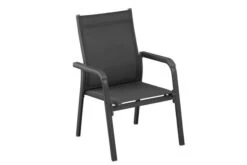 KETTLER BasicPlus Esstischgarnitur, Anthrazit, Alu / Spraystone / Textil, Tisch 180/280x100cm, 4 Stapelsessel, 2 Multipo -Kettler Verkäufe 23079 3.jpg