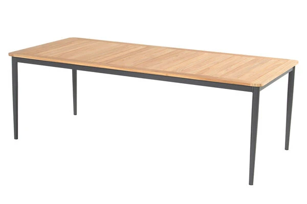 HARTMAN Silencio / Primo Sitzgruppe, Xerix/natur, Alu/Teak, 6 Multipo, 220x100cm, FSC-Teak Tischplatte 4 HARTMAN Silencio / Primo Sitzgruppe, Xerix/natur, Alu/Teak, 6 Multipo, 220x100cm, FSC-Teak Tischplatte – Bild 2