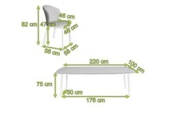 OUTFLEXX Esstischgarnitur, Weiß, Alu/Glas/Sling-Textilene, 9-teilig, Tisch 220x100 Cm, Glasplatte In Keramikoptik 13 OUTFLEXX Esstischgarnitur, Weiß, Alu/Glas/Sling-Textilene, 9-teilig, Tisch 220x100 Cm, Glasplatte In Keramikoptik -Kettler Verkäufe 23341 5.jpg