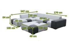 OUTFLEXX Sam Corner Loungeset,sooty/lead Chine, Alu/Sunbrella, 5-6 Personen, Exkl. Tische -Kettler Verkäufe 23398 mass.jpg