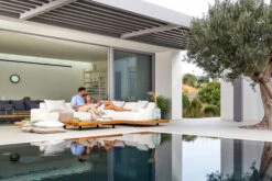 OUTFLEXX Icon Ecklounge, Natte/natur, Alu/Teak/Sunbrella, 4-5 Personen, Inkl. Loungetisch, Seitenablage Aus Teak -Kettler Verkäufe 23403 13.jpg