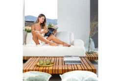 OUTFLEXX Icon Ecklounge, Natte/natur, Alu/Teak/Sunbrella, 4-5 Personen, Inkl. Loungetisch, Seitenablage Aus Teak -Kettler Verkäufe 23403 8.jpg