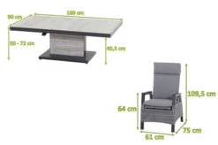 SIENA GARDEN Solea/Bellani Dining Set, Anthrazit/grau/blau, Alu/Gardino®-Geflecht/Keramik, 160 X 90 X 50-72cm, Inkl. 4 Diningsessel, Stufenlos Verstellbar -Kettler Verkäufe 23749 05.jpg