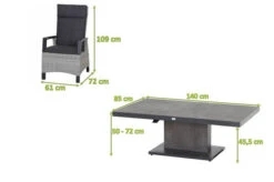 SIENA GARDEN Corido/Bellani Dining Set, Anthrazit/grau, Keramik/Geflecht/Alu, 140 X 85 X 50-72cm, Inkl. 4 Diningsessel -Kettler Verkäufe 23761 05.jpg