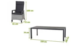 SIENA GARDEN Carlos/Corido Dining Set, Anthrazit, Alu/Geflecht/Keramik, 220 X 100 Cm, Inkl. 6 Diningsessel -Kettler Verkäufe 23769 05.jpg