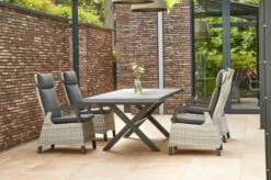 SIENA GARDEN Messina/Corido Dining Set, Anthrazit, Alu/Geflecht/Keramik, 200-260 X 100 Cm, Inkl. 4 Diningsessel -Kettler Verkäufe 23806 18.jpg