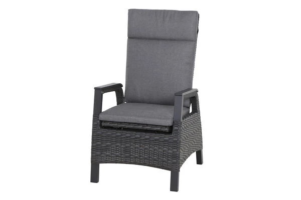 SIENA GARDEN Messina/Solea Dining Set, Anthrazit/blau, Alu/Gardino®-Geflecht/Keramik, 200-260x100 Cm, Inkl. 6 Diningsessel, Stufenlos Verstellbar 4 SIENA GARDEN Messina/Solea Dining Set, Anthrazit/blau, Alu/Gardino®-Geflecht/Keramik, 200-260x100 Cm, Inkl. 6 Diningsessel, Stufenlos Verstellbar – Bild 2