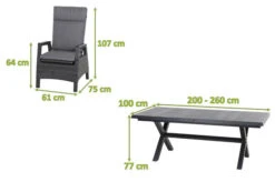 SIENA GARDEN Messina/Solea Dining Set, Anthrazit/blau, Alu/Gardino®-Geflecht/Keramik, 200-260x100 Cm, Inkl. 6 Diningsessel, Stufenlos Verstellbar 23 SIENA GARDEN Messina/Solea Dining Set, Anthrazit/blau, Alu/Gardino®-Geflecht/Keramik, 200-260x100 Cm, Inkl. 6 Diningsessel, Stufenlos Verstellbar -Kettler Verkäufe 23813 5.jpg