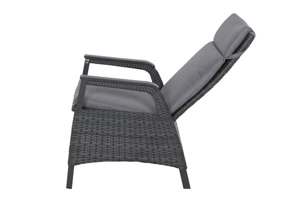 SIENA GARDEN Messina/Solea Dining Set, Anthrazit/blau, Alu/Gardino®-Geflecht/Keramik, 200-260x100 Cm, Inkl. 6 Diningsessel, Stufenlos Verstellbar 9 SIENA GARDEN Messina/Solea Dining Set, Anthrazit/blau, Alu/Gardino®-Geflecht/Keramik, 200-260x100 Cm, Inkl. 6 Diningsessel, Stufenlos Verstellbar – Bild 7