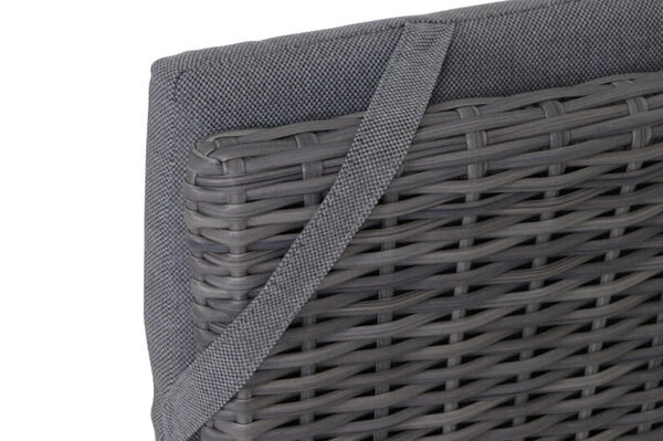 SIENA GARDEN Messina/Solea Dining Set, Blau/anthrazit, Alu/Gardino®-Geflecht/Keramik, 200-260x100, Inkl. 6 Diningsessel, Stufenlos Verstellbar 13 SIENA GARDEN Messina/Solea Dining Set, Blau/anthrazit, Alu/Gardino®-Geflecht/Keramik, 200-260x100, Inkl. 6 Diningsessel, Stufenlos Verstellbar – Bild 11