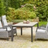 SIENA GARDEN Silva/Solea Dining Set, Anthrazit/blau/grau, Alu/Gardino®-Geflecht/Keramik, 182 X 100cm, Inkl. 4 Diningsessel, Stufenlos Verstellbar -Kettler Verkäufe 23845 1.jpg