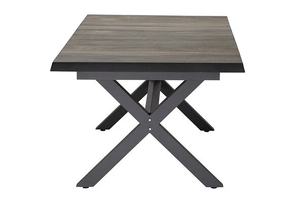 SIENA GARDEN Sincro/Valencia Dining Set, Anthrazit/grau, Alu/Textilgewebe/Keramik, 200-260x103cm, Inkl. 8 Diningsessel, Stufenlos Verstellbar 14 SIENA GARDEN Sincro/Valencia Dining Set, Anthrazit/grau, Alu/Textilgewebe/Keramik, 200-260x103cm, Inkl. 8 Diningsessel, Stufenlos Verstellbar – Bild 12