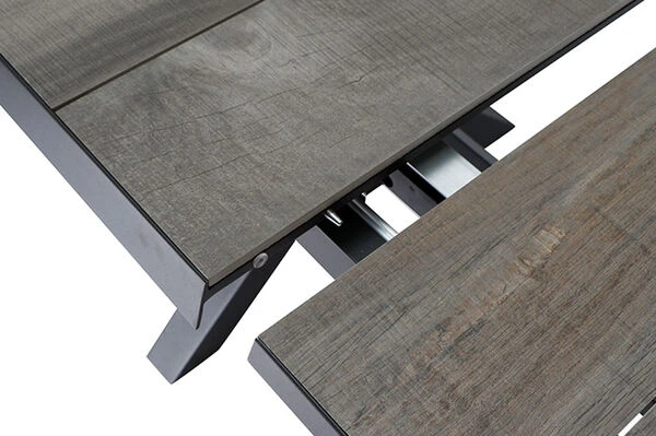 SIENA GARDEN Sincro/Valencia Dining Set, Anthrazit/grau, Alu/Textilgewebe/Keramik, 200-260x103cm, Inkl. 8 Diningsessel, Stufenlos Verstellbar 19 SIENA GARDEN Sincro/Valencia Dining Set, Anthrazit/grau, Alu/Textilgewebe/Keramik, 200-260x103cm, Inkl. 8 Diningsessel, Stufenlos Verstellbar – Bild 17