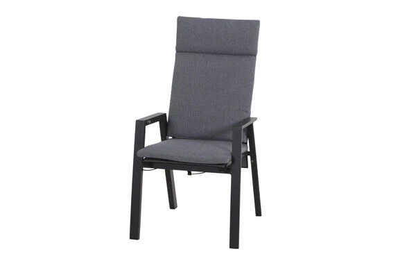 SIENA GARDEN Sincro/Valencia Dining Set, Anthrazit/grau, Alu/Textilgewebe/Keramik, 200-260x103cm, Inkl. 8 Diningsessel, Stufenlos Verstellbar 4 SIENA GARDEN Sincro/Valencia Dining Set, Anthrazit/grau, Alu/Textilgewebe/Keramik, 200-260x103cm, Inkl. 8 Diningsessel, Stufenlos Verstellbar – Bild 2