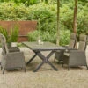 SIENA GARDEN Sincro/Amira Dining Set, Anthrazit/grau, Alu/Gardino®-Geflecht/Keramik, 200-260x103cm, Inkl. 4 Diningsessel, Verstellbar -Kettler Verkäufe 23854 1.jpg