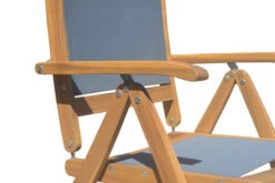 OUTFLEXX Esstischgarnitur, Natur/grau, FSC-Akazienholz/Textilene, 220x100 Cm, 8 Multipositionssessel, Geölt -Kettler Verkäufe 23881 06.jpg