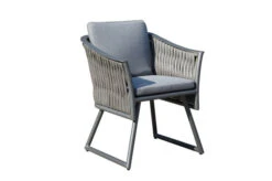 OUTFLEXX Esstischgarnitur, Anthrazit, Alu, Ausziehtisch 180/270x100 Cm, 8 Sessel -Kettler Verkäufe 23896 4.jpg