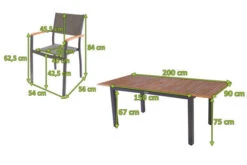 VILLANA Esstischgarnitur, Anthrazit/grau, Alu/ FSC-Akazienholz, Ausziehtisch 150/200 Cm, 6 Stapelstühle -Kettler Verkäufe 23910 05.jpg