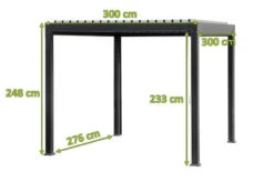 OUTFLEXX Pergola, Anthrazit Matt, Aluminium, 300x300x248 Cm -Kettler Verkäufe 24137 05.jpg