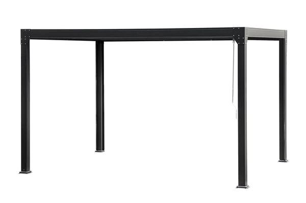 OUTFLEXX Pergola, Anthrazit Matt, Aluminium, 400x300x248 Cm, Kurbelbar 5 OUTFLEXX Pergola, Anthrazit Matt, Aluminium, 400x300x248 Cm, Kurbelbar – Bild 3