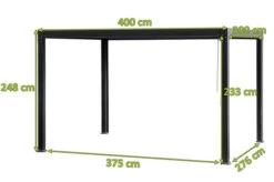 OUTFLEXX Pergola, Anthrazit Matt, Aluminium, 400x300x248 Cm, Kurbelbar 17 OUTFLEXX Pergola, Anthrazit Matt, Aluminium, 400x300x248 Cm, Kurbelbar -Kettler Verkäufe 24141 05.jpg