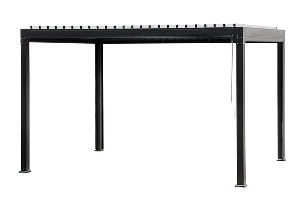 OUTFLEXX Pergola, Anthrazit Matt, Aluminium, 400x300x248 Cm, Kurbelbar 8 OUTFLEXX Pergola, Anthrazit Matt, Aluminium, 400x300x248 Cm, Kurbelbar – Bild 6