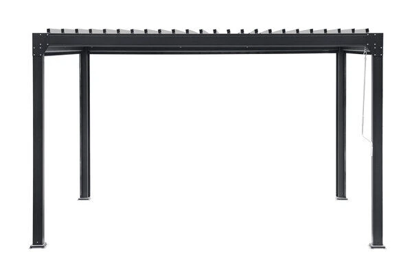 OUTFLEXX Pergola, Anthrazit Matt, Aluminium, 400x300x248 Cm, Kurbelbar 9 OUTFLEXX Pergola, Anthrazit Matt, Aluminium, 400x300x248 Cm, Kurbelbar – Bild 7