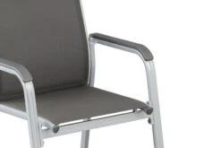 KETTLER Cubic/Basic Plus Esstischgarnitur, Silber/anthrazit, Alu/Textilene, Tisch 160x90 Cm, 6 Stapelsessel 10 KETTLER Cubic/Basic Plus Esstischgarnitur, Silber/anthrazit, Alu/Textilene, Tisch 160x90 Cm, 6 Stapelsessel -Kettler Verkäufe 28697 04.jpg