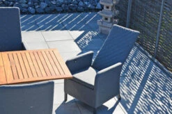 OUTFLEXX Malaga Sitzgruppe, Natur/anthrazit/flanelle, FSC-Teak/Edelstahl/Alu/Sunbrella, 150/200x90cm, 6 Sessel, Plattenstärke 20mm, Verstellbare Rückenlehne -Kettler Verkäufe 28872 13.JPG