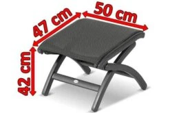 HARTMAN Da Vinci Hocker, Xerix/anthrazit, Alu/Textile, 50x47x42 Cm 5 HARTMAN Da Vinci Hocker, Xerix/anthrazit, Alu/Textile, 50x47x42 Cm -Kettler Verkäufe 2 11663.jpg