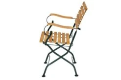 Ploß Verona Klappstuhl, Natur/grün, FSC Teak/Eisen, Mit Armlehnen -Kettler Verkäufe 2 12869.jpg