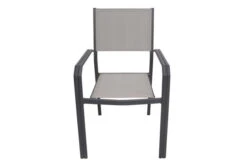 VILLANA Gartenstuhl, Anthrazit/grau, Aluminium/Textil, 58 X 57 X 90 Cm, Stapelbar -Kettler Verkäufe 2 13403.jpg