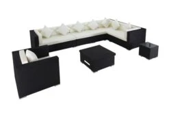 OUTFLEXX Loungemöbel-Set, Schwarz, Polyrattan, Für 8 Personen, Inkl. Loungetisch, Wasserfeste Kissenbox -Kettler Verkäufe 2 1380 BOX D.jpg