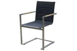 OUTFLEXX Set, Schwarz, 200/300 X 100 Cm, Edelstahl/Teak, Ausziehtisch, 8 Stühle Padded, 2 Multipositionssessel -Kettler Verkäufe 2 14161.jpg