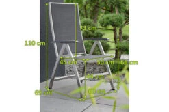 STERN Cardiff Klappsessel, Silbergrau, Edelstahl/Textil/Aluminiumarmlehnen, 69x60x110 Cm, Rückenlehne Verstellbar, Klappbar -Kettler Verkäufe 2 15895.jpg