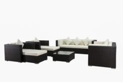 OUTFLEXX Loungemöbel-Set, Braun, Polyrattan, Für 9 Personen, Inkl. Kaffeetisch, Wasserfeste Kissenbox 11 OUTFLEXX Loungemöbel-Set, Braun, Polyrattan, Für 9 Personen, Inkl. Kaffeetisch, Wasserfeste Kissenbox -Kettler Verkäufe 2 1599 BOX B.jpg