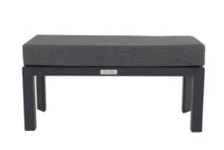 VILLANA Hocker / Fußablage, Schwarz/grau Meliert, Alu/Polyester, 100 X 46 X 46 Cm, Inkl. Kissen -Kettler Verkäufe 2 16471.jpg