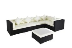 OUTFLEXX Loungemöbel-Set Polyrattan, Schwarz, Für 5 Personen, Inkl. Kaffeetisch, Wasserfeste Kissenbox -Kettler Verkäufe 2 1714 BOX B.jpg