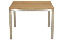 Ploß Brooklyn Tisch, Edelstahl/Teakholz, Gebürstet, 100x100cm -Kettler Verkäufe 2 17616.jpg