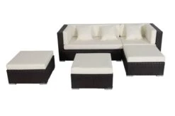 OUTFLEXX Loungemöbel-Set, Braun, Polyrattan, 5 Personen, Wasserfeste Kissenbox, Inkl. Kaffeetisch -Kettler Verkäufe 2 18227 BOX B.jpg