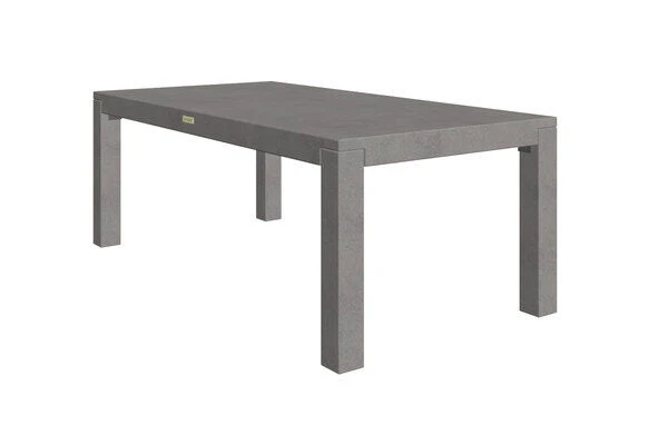 OUTFLEXXEsstisch, Grau, Faserzement, 180 X 90 X 76 Cm, 6 Personen, Witterungsbeständig, Rechteckig 4 OUTFLEXXEsstisch, Grau, Faserzement, 180 X 90 X 76 Cm, 6 Personen, Witterungsbeständig, Rechteckig – Bild 2