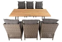 OUTFLEXX Esstischgarnitur, Edelstahl/recyceltes FSC-Teak, Tisch 220x100 Cm, 6 Diningsessel, A-Gestell -Kettler Verkäufe 2 19382.jpg