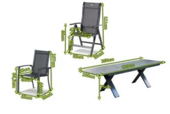 HARTMAN Sondermodell Xanadu / Alice Comfort Set, Xerix/anthrazit, Alu/Glaskeramik, 2 Stapelsessel, 8 Multipos, 220/280x100cm -Kettler Verkäufe 2 21121.jpg