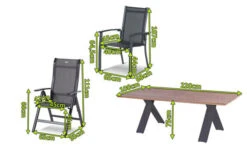 HARTMAN Xanadu / Alice Comfort Sitzgruppe, Xerix/anthrazit, Alu/Teakholz, 6 Stapelsessel, 2 Multipos, 220x100cm -Kettler Verkäufe 2 21168.jpg